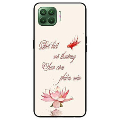 Ốp lưng dành cho Oppo A53 - A93 ( F17 Pro ) - mẫu Sen Hồng Và Cá