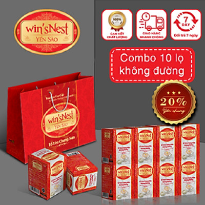 Combo 10 lọ Yến Sào cao cấp win