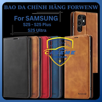 Bao Da Dạng Ví Forwenw Cho Samsung Galaxy S25 / S25 Plus / S25 Ultra – Chống Sốc, Chống Trầy, Sang Trọng - Hàng Chính Hãng