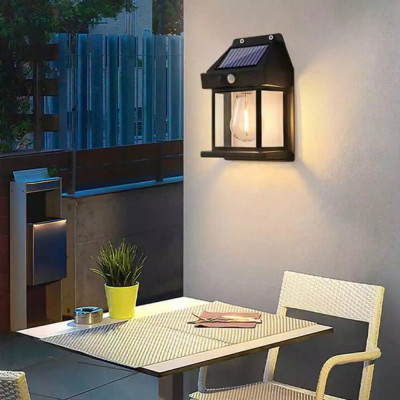Bộ 2 Đèn Trang Trí Cổng Năng Lượng Mặt Trời Loại Xịn Siêu Đẹp– Gắn Cột, Gắn Tường Tự Động Bật Tắt Loại Tốt