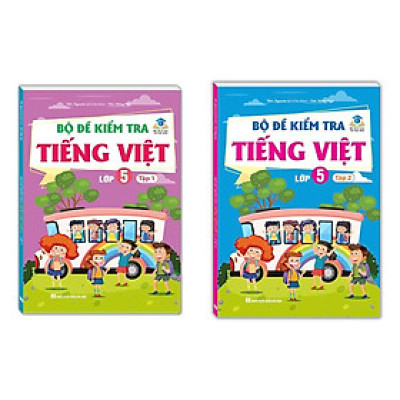 Sách - Bộ Đề Kiểm Tra Tiếng Việt Lớp 5 - Combo 2 Tập - Kết Nối Tri Thức - Minh Thắng