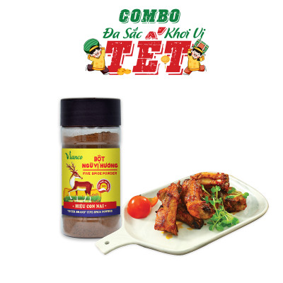 Combo Tết An Khang 50g/hủ (Bột Cà Ri + Bột Ngũ Vị Hương)