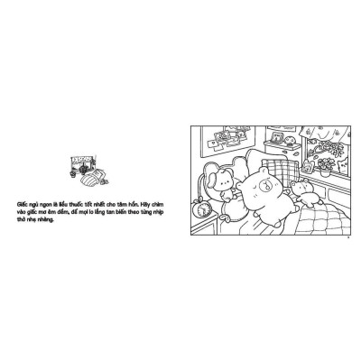 Sách Tô Màu - Hạnh Phúc Nhỏ Của Capybara - 64 Trang - 31 Chủ Đề - Minh Thắng