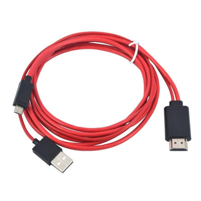 Cáp Truyền Hình Ảnh Từ Điện Thoại Lên Tivi HDMI MHL Dành Cho Android Cao Cấp