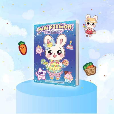 Sách - Mini Fashion - Bóc Dán Hơn 500+ Stickers Váy, Phụ Kiện Xinh Đẹp Cho Bé Gái - Combo 5 Cuốn - Megabook