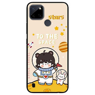 Ốp lưng dành cho Realme C21Y - Realme C25Y mẫu Cô Gái Vũ Trụ
