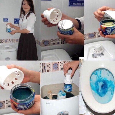 Đồ dùng vệ sinh nhà tắm - Lọ khử mùi bồn cầu Hàn Quốc , diệt khuẩn , hương thơm dịu nhẹ , chai thả bồn cầu giúp nhà vệ sinh luôn thơm mát , sạch sẽ 