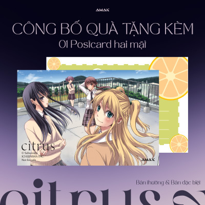 [Manga] [GL] Citrus - Tập 2 - Amakbooks