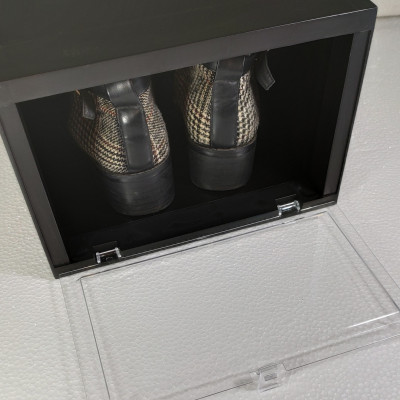 Combo 8 hộp đựng giày Sneaker Box + tặng chai,xịt vệ sinh sneaker đa năng kèm bàn chải