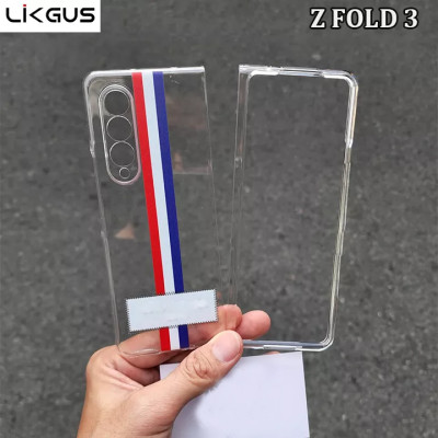 Ốp lưng cho Samsung Galaxy Z Fold 3 trong suốt chống sốc hiệu Likgus Thom Brow (có ngăn bảo vệ camera, chất liệu cao cấp, thiết kế thời trang) - hàng nhập khẩu