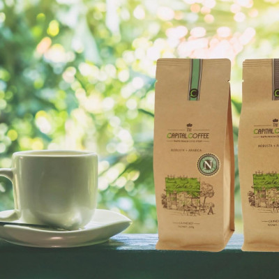 The  Capital Coffee - Cà Phê Bột Natural Gói 250g Hương Vị Đậm Đà Tự Nhiên