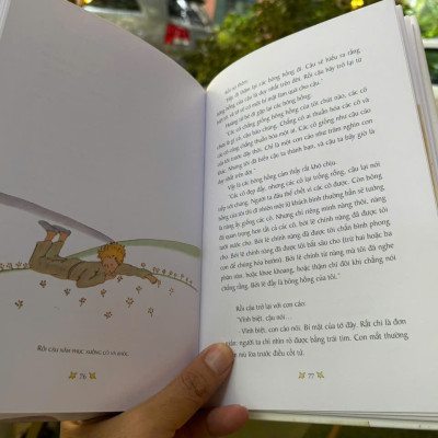 [GIẢI CỨU SÁCH HAY, XẢ KHO CHỐNG Ế] Ấn bản bìa cứng in màu giới hạn 500c HOÀNG TỬ BÉ - Antoine de Saint – Exupéry (Trác Phong dịch)