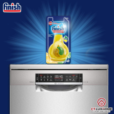 Khử mùi máy rửa bát - Tinh dầu treo hương chanh Finish 