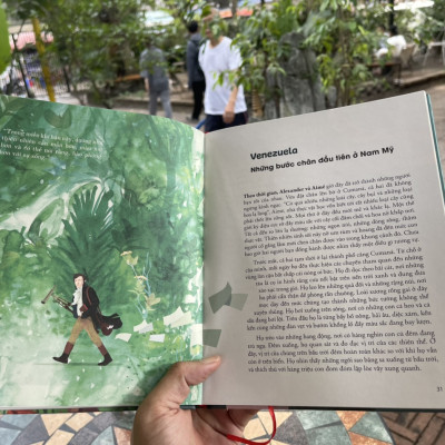 (Bìa cứng, in màu toàn bộ) ALEXANDER VON HUMBOLDT - Khao khát khám phá những vùng đất lạ- Volker Mehnert - Đào Minh Khánh dịch – Thái Hà - NXB Hà Nội