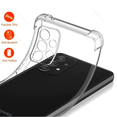 Ốp Lưng Silicon Dẻo Trong dành cho Samsung Galaxy A13 Ốp Lưng Silicon Dẻo Trong Suốt Chống Sốc, Bảo Vệ Camera Sau - Hàng nhập khẩu