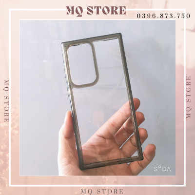 Ốp lưng Likgus trong suốt viền màu sang trọng dành cho Samsung S23 Plus/ S23 Ultra( hàng chính hãng)
