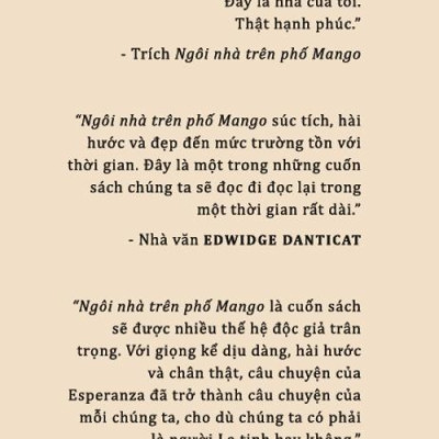 Sách - Ngôi nhà trên phố Mango (Nhã Nam HCM)