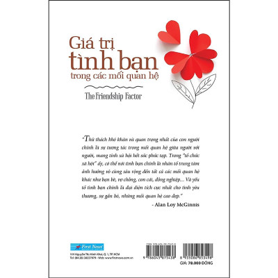 Sách - Giá Trị Tình Bạn Trong Các Mối Quan Hệ - First News