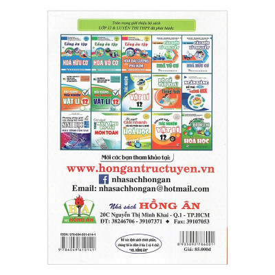 Sách - Bộ Đề Trắc Nghiệm Môn Toán - Hồng Ân