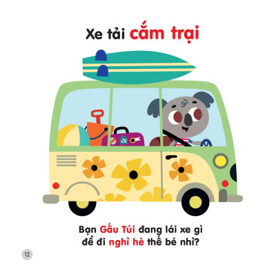 200 Từ Vựng Mẹ Cùng Con Học Nói - Các Phương Tiện Giao Thông Ngộ Nghĩnh