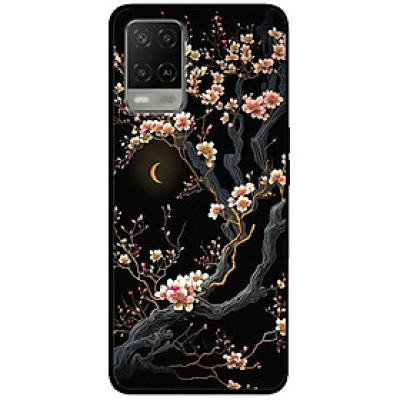 Ốp lưng cho Oppo A54 - A55 - A56 5G - A55s - A18 - A38 - A58 - Đào Đêm Đẹp - Hàng Chính Hãng