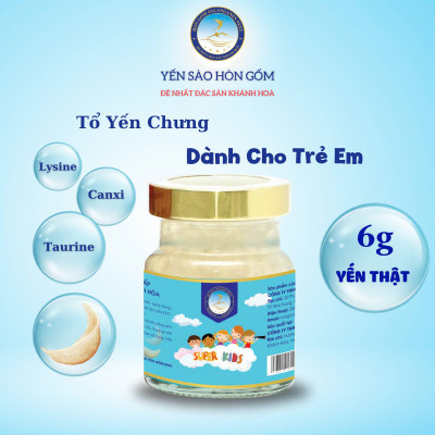 [Gói QT 16 Hũ] Tổ Yến Chưng Cao Cấp Dành Cho Trẻ Em - Yến Sào Hòn Gốm Chính Hiệu Khánh Hoà - HGKNEST