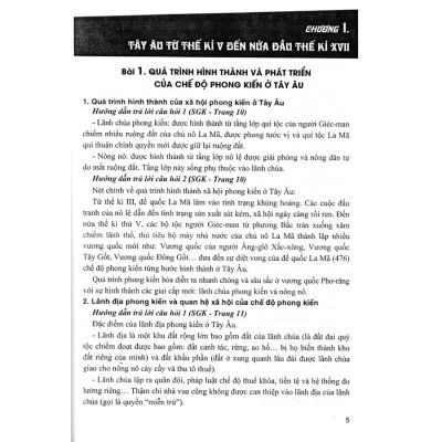 Hướng Dẫn Trả Lời Câu Hỏi Và Bài Tập Lịch Sử Lớp 7 - Theo Chương Trình GDPT Mới 