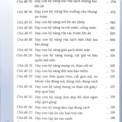 100 kỹ năng sống dạy con trong gia đình (Con từ 3 đến 10 tuổi)(Trọn bộ 2 cuốn)