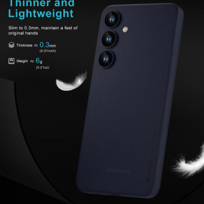 Ốp lưng lụa cho SamSung Galaxy S25 Ultra | S25 Plus | S25 | S24 Ultra 5G | S24 Plus | S24 chính hãng Memumi siêu mỏng, chống vân tay, bảo vệ camera sau - Hàng chính hãng