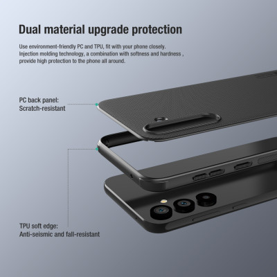 Ốp lưng Galaxy S23 FE Nillkin Frosted Shield - hàng chính hãng