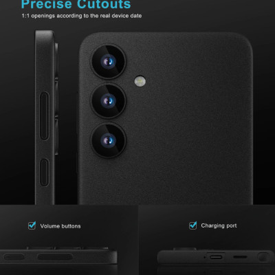 Ốp lưng nhám chống sốc siêu mỏng 0.3mm cho Samsung Galaxy S25 Plus hiệu Memumi có gờ bảo vệ camera - Hàng nhập khẩu
