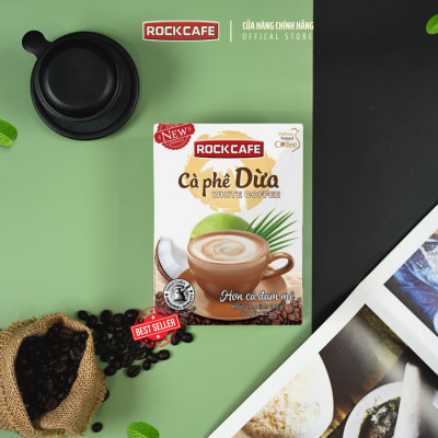 [CB] 2 hộp: Cà phê Dừa + Cà phê Sầu Riêng (Hộp 12 gói x 20 gr)