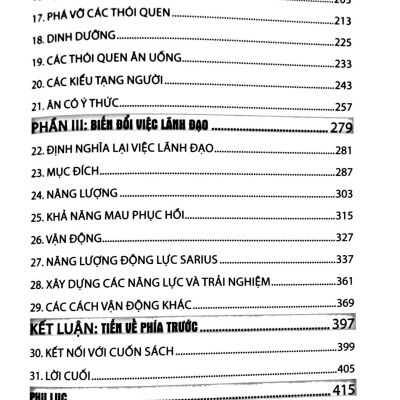 Khỏe Để Lãnh Đạo - Biến Đổi Khả Năng Lãnh Đạo Thông Qua 5 Trụ Cột Hiệu Suất