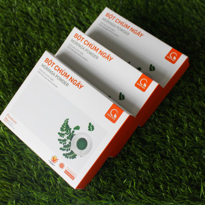 Bột Chùm Ngây Sấy Lạnh Nguyên Chất Hộp 45g - Bột dinh dưỡng ăn dặm cho bé, tăng cường sức khỏe