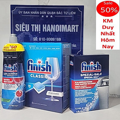 COMBO FINISH: VRB Classic 90 viên + Muối 1,2kg + Bóng 750ml