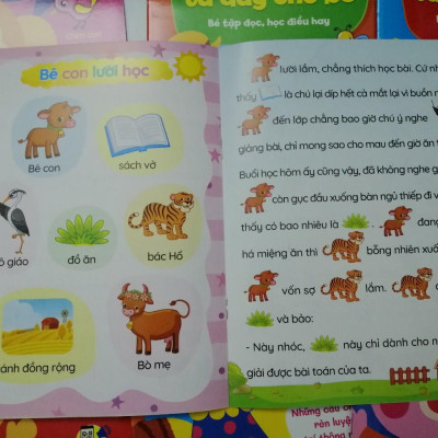 Truyện tranh tư duy cho bé - Bộ 8 cuốn cho bé tập đọc, học điều hay - Những câu chuyện dạy con luôn ngoan ngoãn, vâng lời cha mẹ 1+