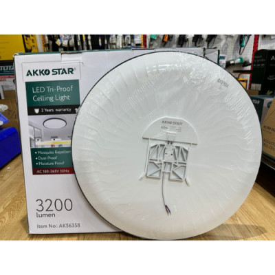 ĐÈN LED ỐP TRẦN LED VIỀN ĐEN 20W/30W AKKO STAR - HÀNG CHÍNH HÃNG