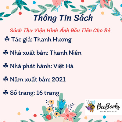Bộ Sách Thư Viện Hình Ảnh Đầu Tiên Cho Bé Nhận Biết Thế Giới Xung Quanh- Trọn bộ 10 cuốn song ngữ Anh- Việt