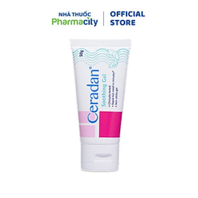 Ceradan Gel Soothing Làm dịu da dành cho da ngứa và mẫn đỏ 50g/Túyp