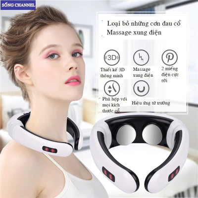 Máy Massjae Cổ Vaji Gáy KL5830 – Giảm Đau Mỏi, Thjư Giãjn Mỗi Ngày Tại Nhà , đồng hồ led