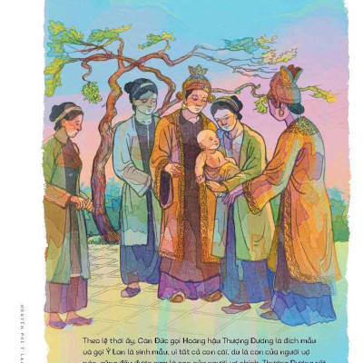 Lịch Sử Việt Nam Bằng Tranh: Nguyên Phi Ỷ Lan (Bản Màu, Bìa Cứng) - Chủ biên: Trần Bạch Đằng; Lời: Tôn Nữ Quỳnh Trân; Tranh: Nguyễn Huy Khôi ; Tô màu: Nguyễn Thuỳ Linh