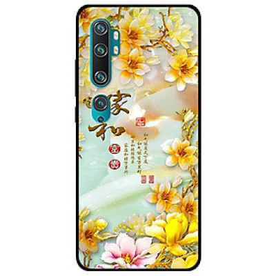 Ốp lưng dành cho Xiaomi Mi Note 10 Pro mẫu Chữ Hoa Vàng