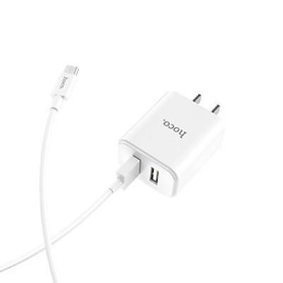 Bộ Adapter Củ Sạc Hoco C62 - Micro - Hàng Chính Hãng