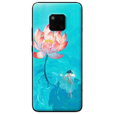 Ốp in cho Huawei Mate 20 Pro Thiếu Nữ Và Sen - Hàng chính hãng