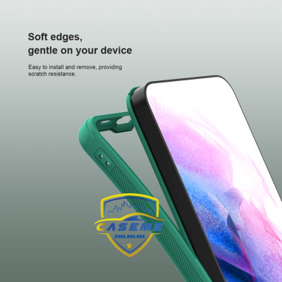 Ốp Lưng Nillkin Dành Cho Samsung S24 FE Dạng Sần Viền Silicon - Hàng Chính Hãng