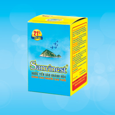 [Combo 20 lọ] Nước Yến sào Sanvinest Khánh Hòa dành cho người cao tuổi lọ 70ml - S205