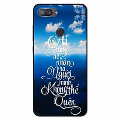 Ốp lưng in cho Xiaomi Mi 8 Lite Mẫu Không Thể Quên
