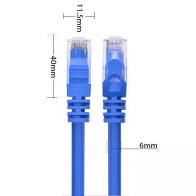 Ugreen UG11202NW102TK 2M Màu xanh Cáp mạng LAN CAT6 UPT - HÀNG CHÍNH HÃNG