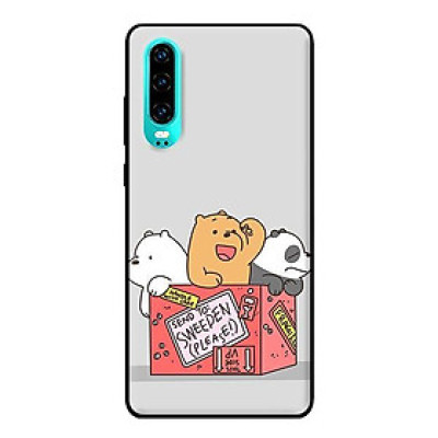 Ốp in cho Huawei P30 3 Chú Gấu 2 - Hàng chính hãng