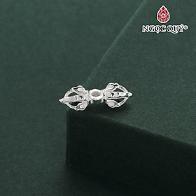 Charm bạc chùy kim cang xỏ ngang - Ngọc Quý Gemstones